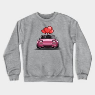 Miata MX5 Valentine's Day Edition Crewneck Sweatshirt